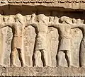 Soldados indios en la tumba de Artajerjes II (c.370 a. C.)