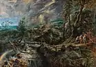 Paisaje con Filemón y Baucis (1620), Museo de Historia del Arte de Viena, Austria
