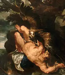 Prometeo encadenado (1611-12) de Peter Paul Rubens