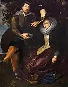 Autorretrato con su esposa Isabel Brant (1610), de Peter Paul Rubens, Pinacoteca Antigua de Múnich