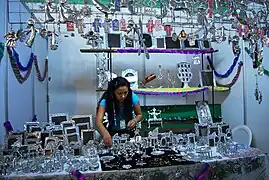 Trabajo en peltre.