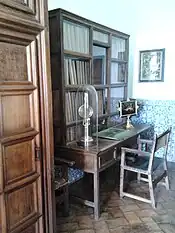 Estudio de Felipe II en El Escorial, con el reloj llamado "El Candil".