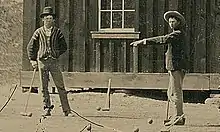 Foto de Billy the Kid (izquierda)
