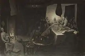 La muerte de la Virgen María (c. 1564), de Pieter Brueghel el Viejo, National Trust, Upton House, Banbury