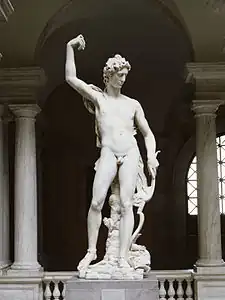 Apolo vence con sus flechas a la serpiente Pitón, 1591 (The Walters Art Museum).