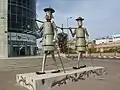 Escultura en Pétaj Tíkva, Israel, 2012