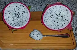 Pitahaya con pulpa