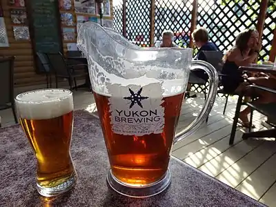 Pichel de cerveza.