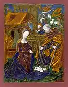 Esmalte de Limoges, ca. 1480.