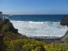 Playa de Agua Dulce (desde frente).