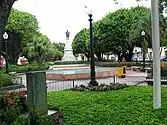 Plaza and statue of Luis Muñoz Rivera.