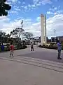 Plaza de Armas en el 2014, con los pisos y jardines remodelados.