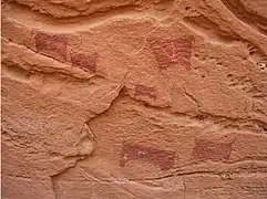 Pinturas policromadas de bovinos incluidos los decapitados