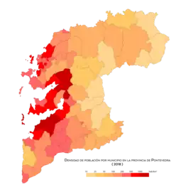 Densidad de población (2018)