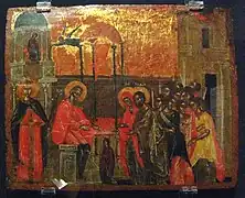 Icono griego, siglo XVIII.