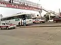 Puente peatonal en Cosoleacaque.