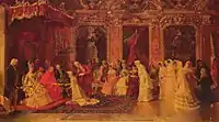 Princesa Borghese otorgando dotes