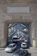 Tráfico en el puente.