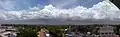 Panorámica desde el puente peatonal en Cosoleacaque.