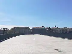 El puente peatonalizado