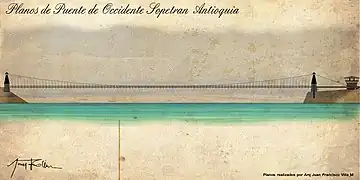 Puente de occidente plano
