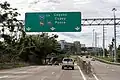 Autopista PR-52 sur en la salida a la carretera PR-1 sur en San Juan
