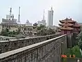 Vista de las murallas de la fortaleza
