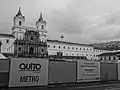 Construcción de la estación San Francisco (2016).