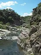 Paisaje serripampeano en Valle Fértil.