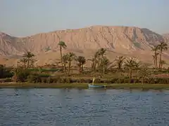 El Nilo cerca de Luxor