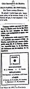 Noticia del 6 de mayo de 1892 aludiendo a un partido contra el Riotinto.