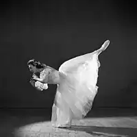 Raisa Struchkova en escena del ballet La  Bella Durmiente