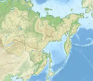 Isla Iturup ubicada en Distrito Federal del Lejano Oriente