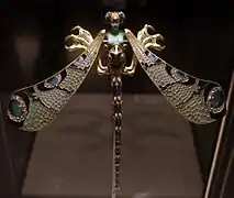 Libélula de René Lalique en el Museo Calouste Gulbenkian, Lisboa, Portugal