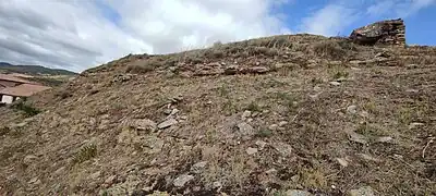 Restos del antiguo castillo de Rocaforte (Navarra)
