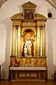 Retablo que representa a la Virgen de la Caridad y al niño Jesús