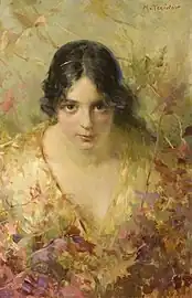 Retrat d'una noia jove, XIX