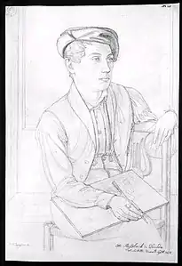 Retrato de Otto Rossbach,Bibliotheca Hertziana (Roma)
