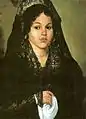 Retrato de Eladia Gallardo (c.1820) Óleo/tela. 70 x 83,3 cm.