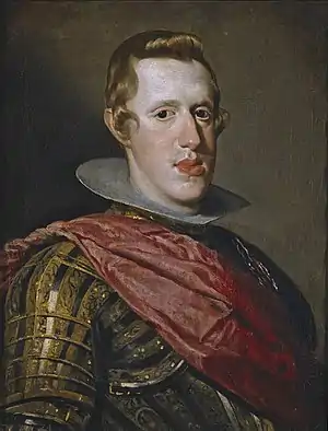 Felipe IV (1605-1665) por VelázquezEnriqueció más que ningún otro la colección, sobre todo con Velázquez, Rubens y pintura italiana.