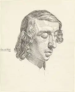 Retrato de Victor Emil Janssen, por Jacob Gensler,1829, Hamburger Kunsthalle (Hamburgo)