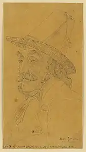Retrato del tirador Leo Gebl,1831, Hamburger Kunsthalle (Hamburgo)