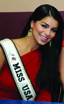 Miss EE. UU. 2010Rima Fakih, quien compitió como Miss Michigan USA
