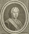 Luis de Francia en una litografía del siglo XIX
