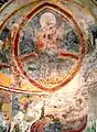 Fresco del baptisterio de San Juan en Riva San Vitale, de difícil datación (siglos X al XII).