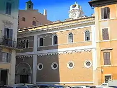 Iglesia de San Tomás de Canterbury (1866-1893) en Roma, de Virgilio Vespignani
