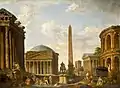 Giovanni Pannini, Capricho romano, 1735. Museo de Arte de Indianápolis.