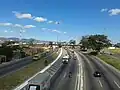 Circunvalación Celso Mello Azevedo, en el Gran Belo Horizonte, en su tramo hacia Belo Horizonte-acceso a Río de Janeiro