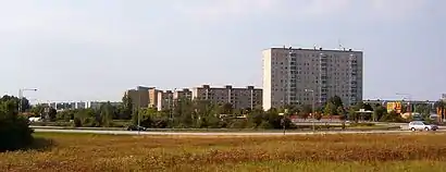 La zona de bloques de gran altura Kryddgården, que forma parte de Rosengård