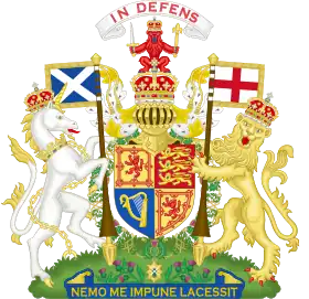Escudo del Reino Unido, versión Escocesa (1837)